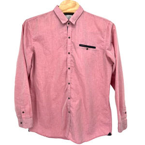 Craft + Flow‎ Pinkish Red Long Sleeve Size XXL